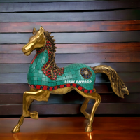 Brass Horse statues