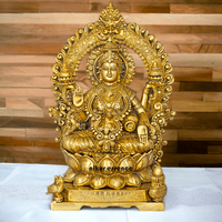 Brass laxmi statue
