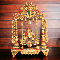 Brass ganesha Swing jhula