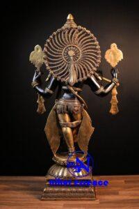 Buy Online Krishna Black Brass Statue | Black krishna | brass black krishna -24 inch Height