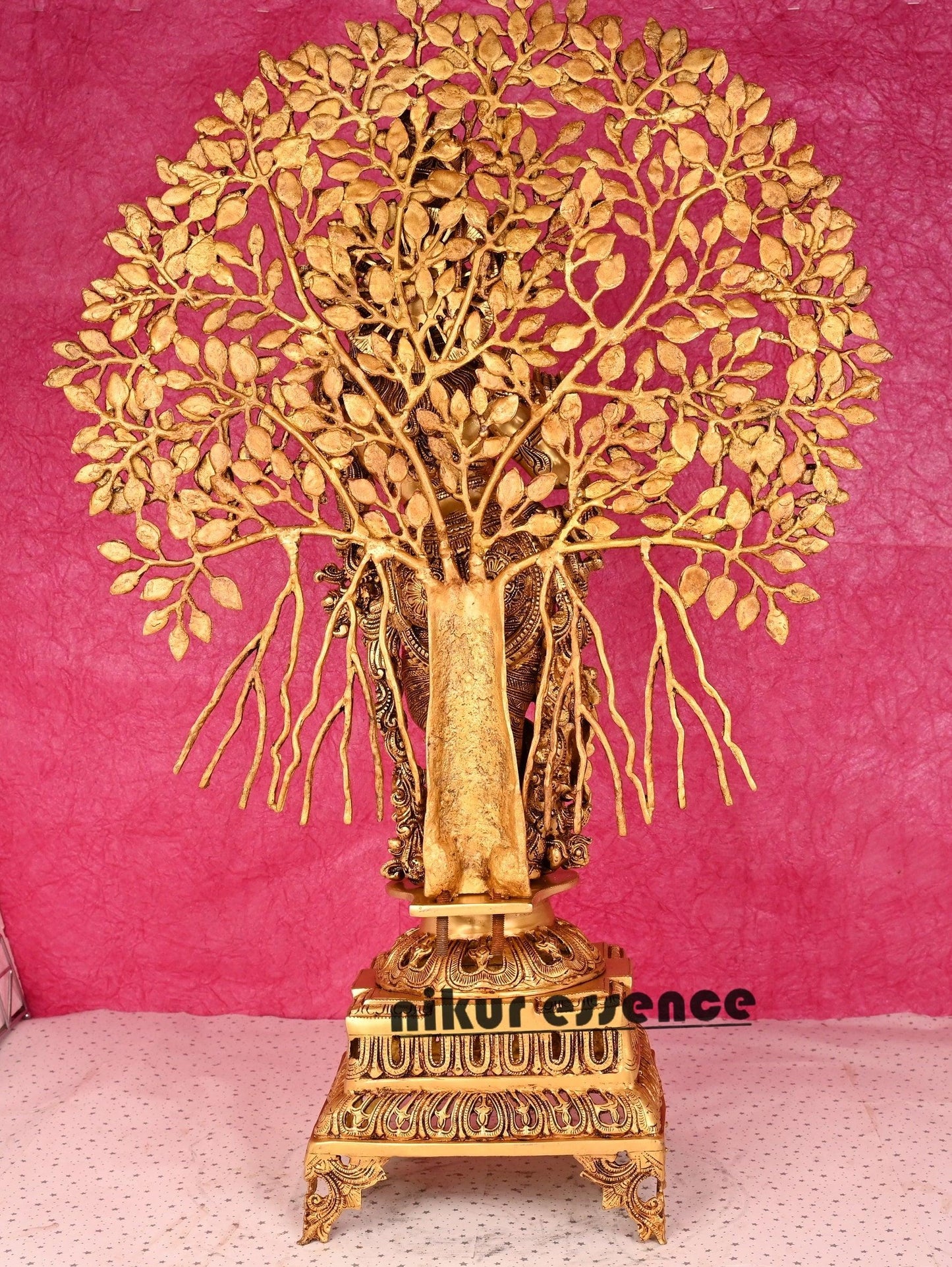 Online buy Krishna with Tree | Buy krishna with tree | Brass krishna with tree -Nikur essence