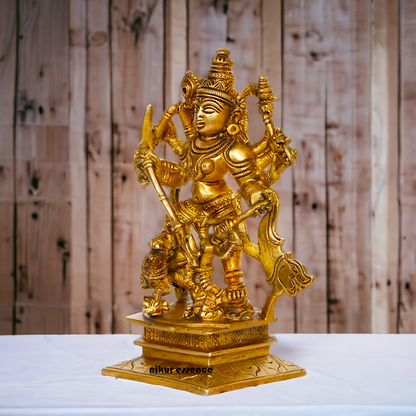 Buy Brass Durga Statue Exquisite Craftsmanship and Spiritual Elegance ,Nikur Essence