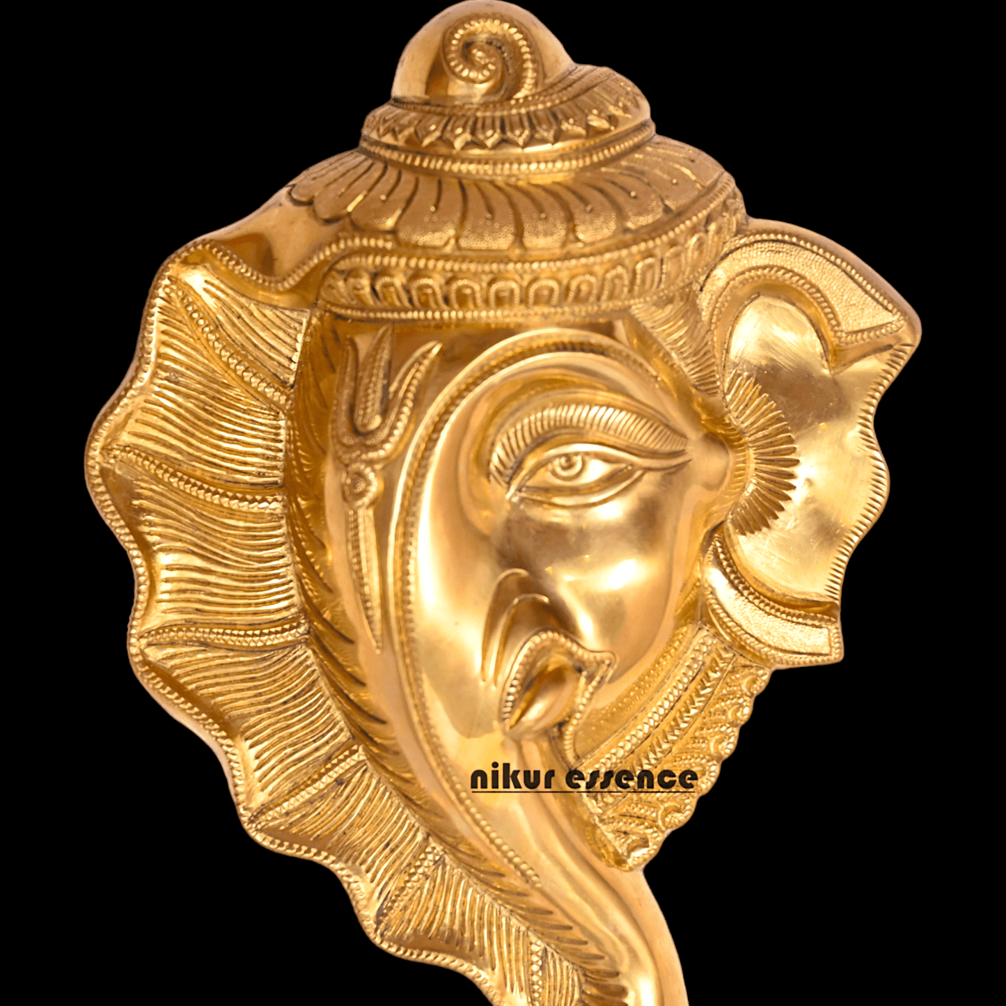 Online buy Brass Ganesha Mask Wall Hanging