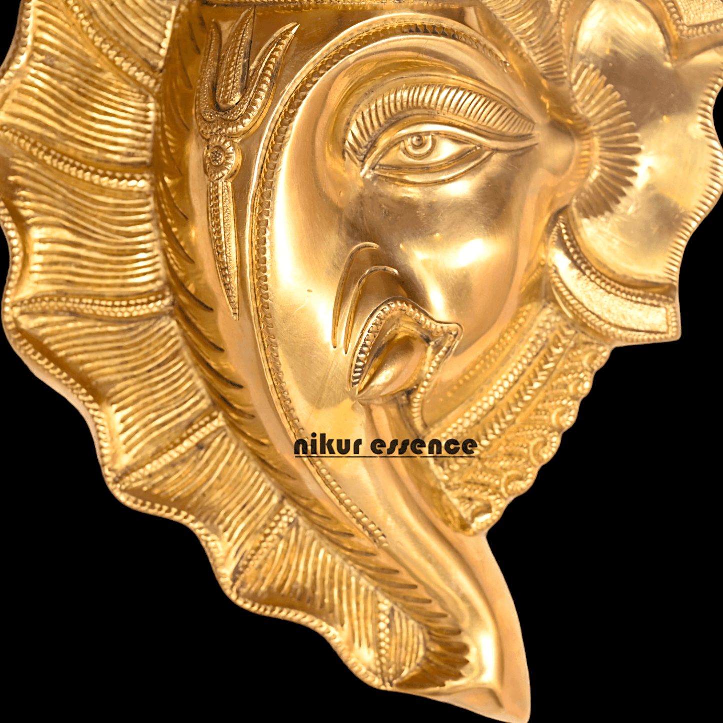 Online buy Brass Ganesha Mask Wall Hanging