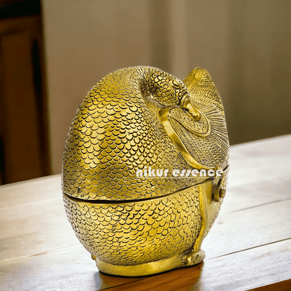 Brass Duck Shaped Jewellery Box For Decorative Storage