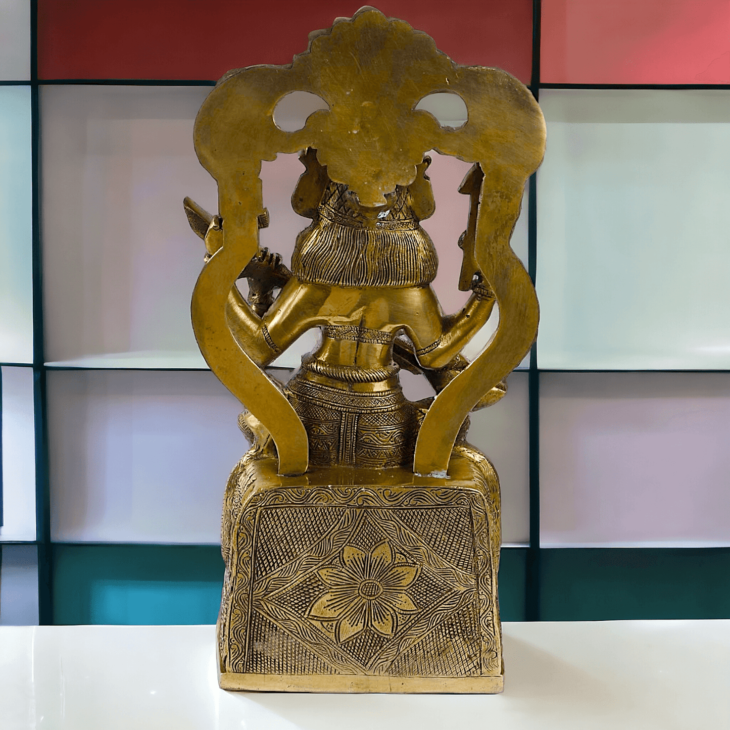 Brass Maa Saraswati Idol buy online ,Handcrafted Hindu Goddess Saraswati Statue for Home Decor Idols Nikuressence