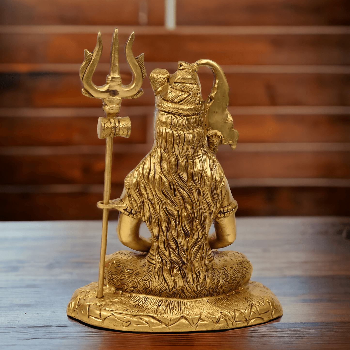 Online Solid Brass Maha Shiva Idol by Nikur Essence - 26.5 cm