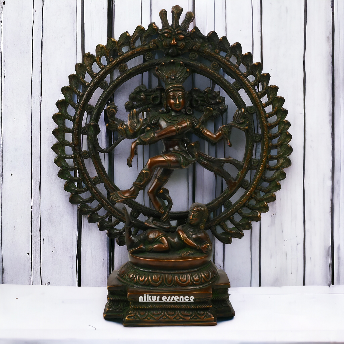 Buy Brass Nataraja statue by Nikur Essence - 18.5 Inch