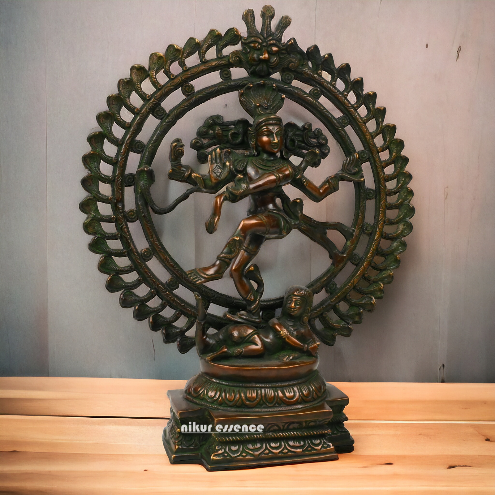 Buy Brass Nataraja statue by Nikur Essence - 18.5 Inch