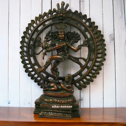 Buy Brass Nataraja statue by Nikur Essence - 18.5 Inch