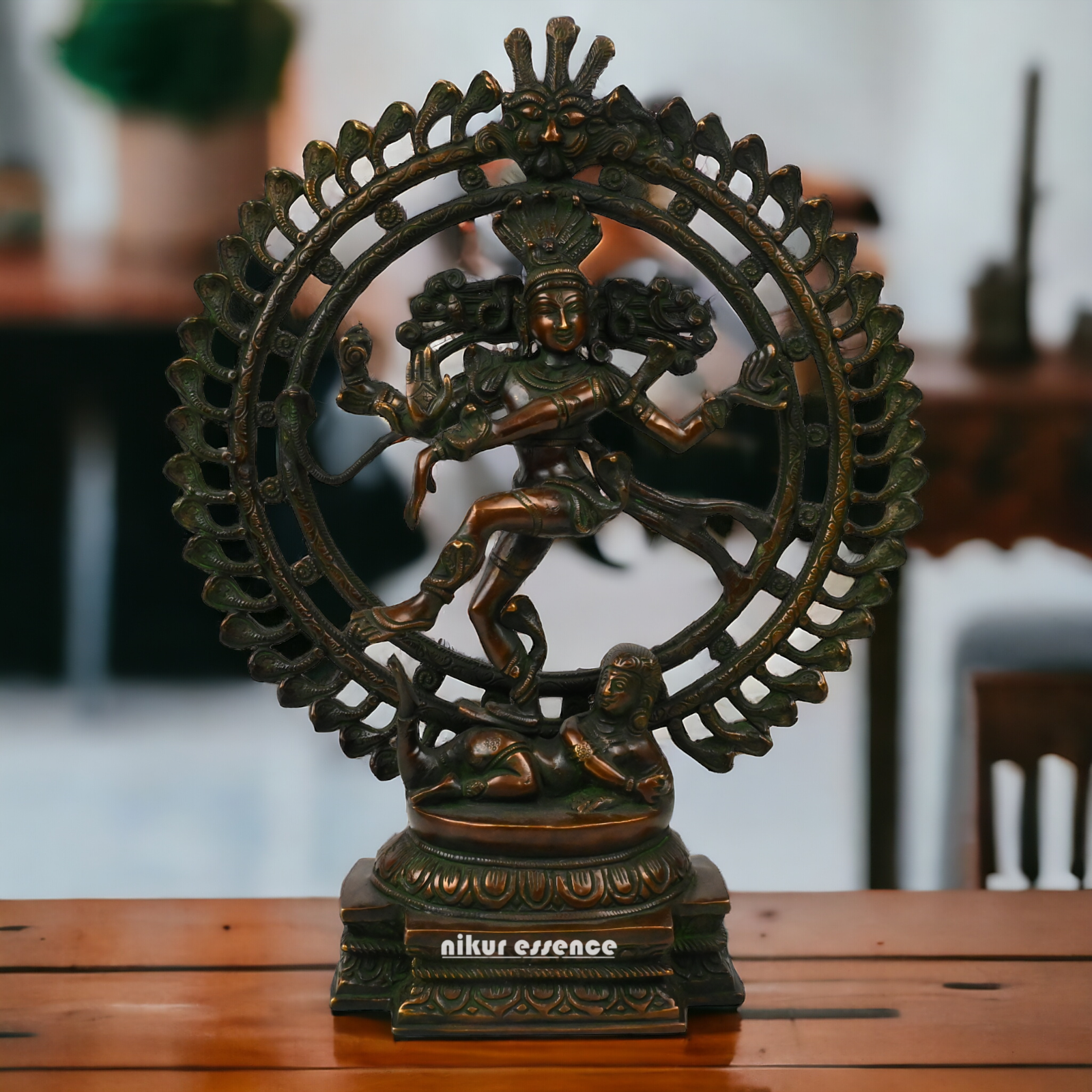 Buy Brass Nataraja statue by Nikur Essence - 18.5 Inch