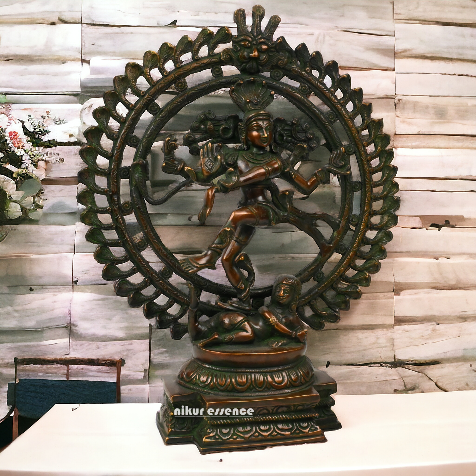 Buy Brass Nataraja statue by Nikur Essence - 18.5 Inch