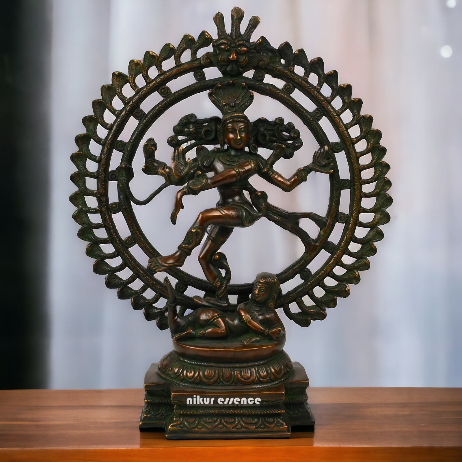 Buy Brass Nataraja statue by Nikur Essence - 18.5 Inch