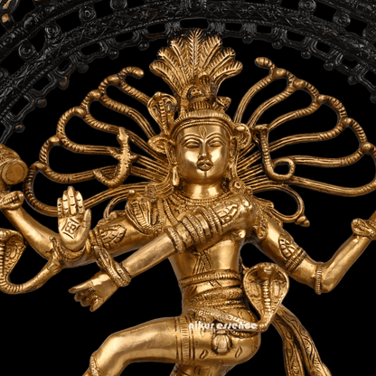 Online Natraja in Brass 71 cm - by Nikur Essence