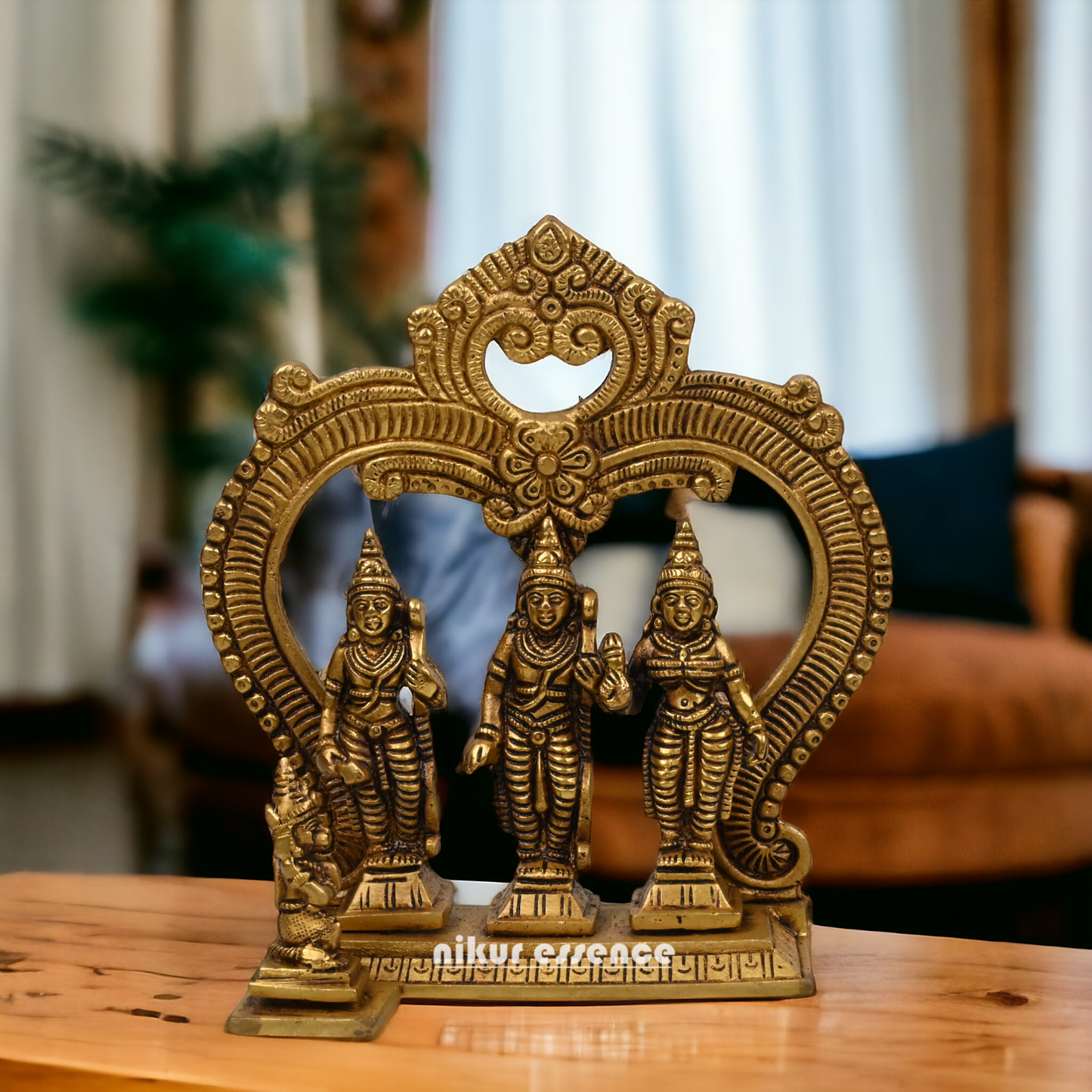 Pure Brass Buy Ram Darbar - 18 cm