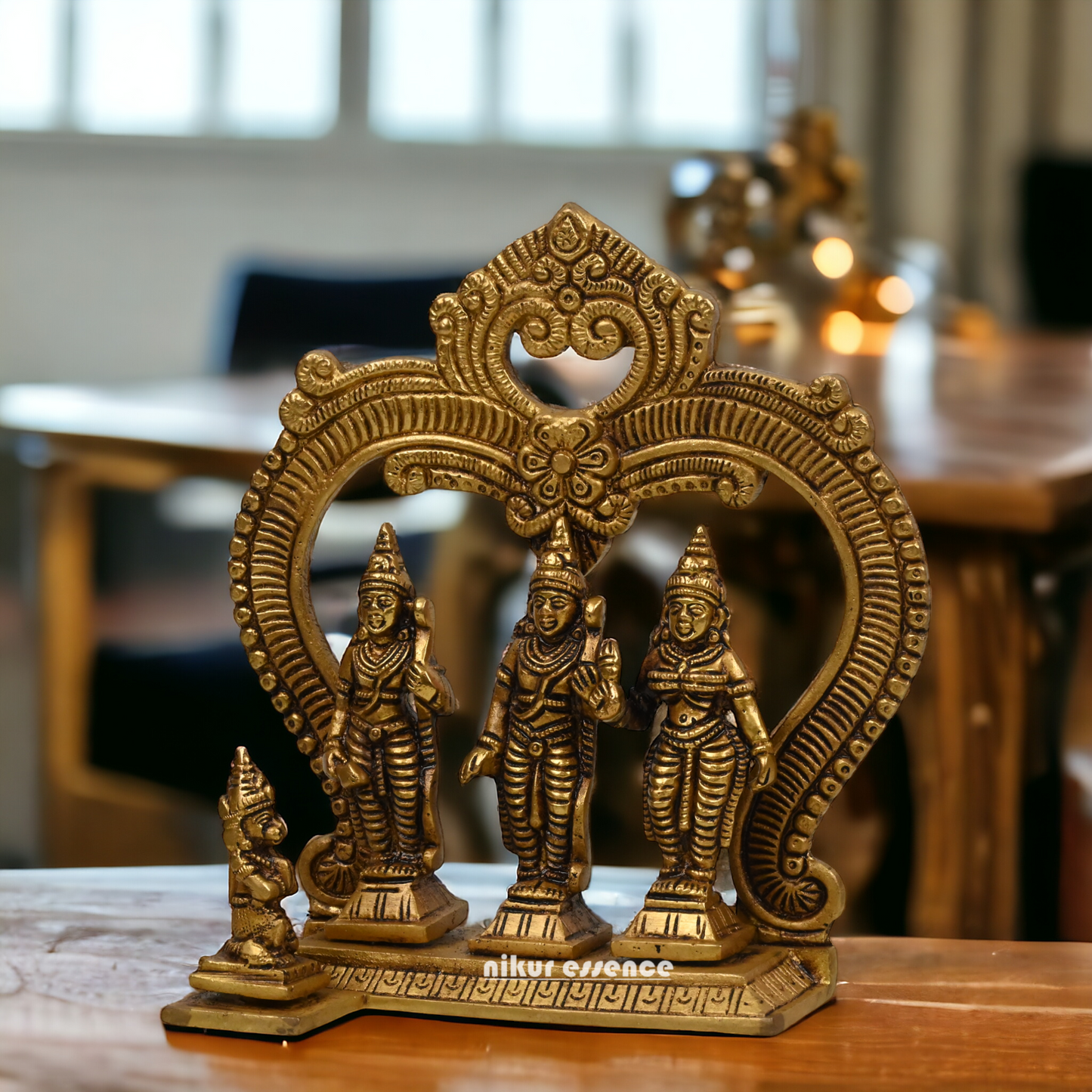 Pure Brass Buy Ram Darbar - 18 cm