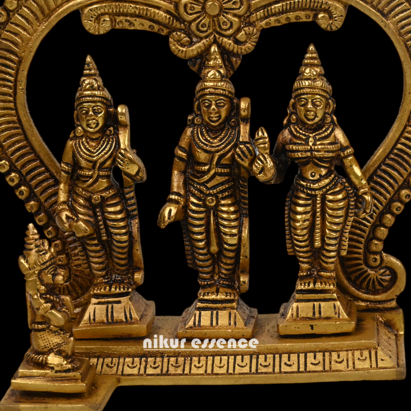 Pure Brass Buy Ram Darbar - 18 cm