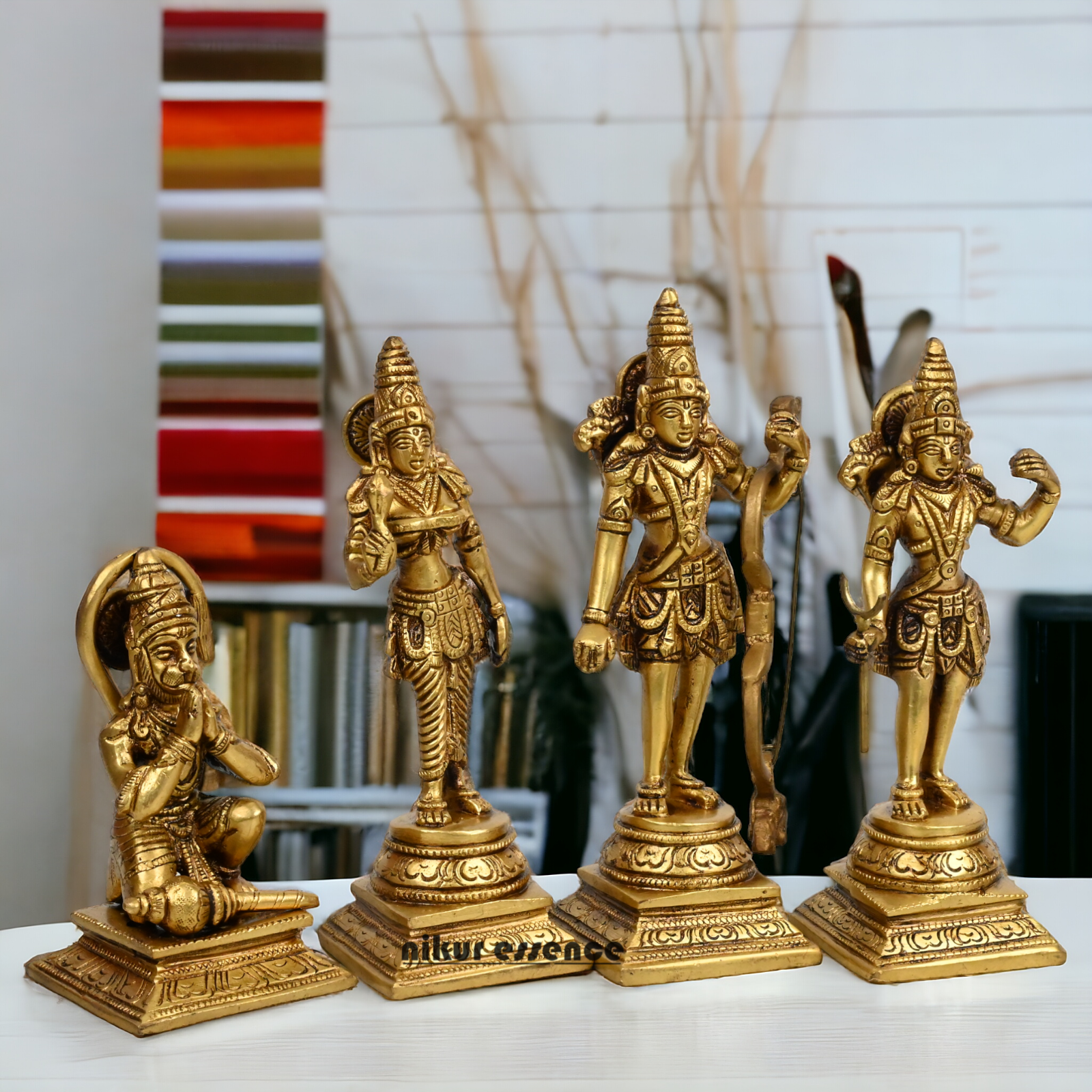 Buy Brass Ram Darbar Idol by Nikur Essence - 8 inches Idols Nikuressence