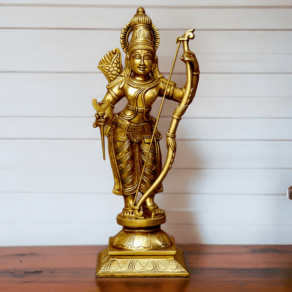 Solid Brass Ram Darbar statue by Nikur Essence - 22 Inch