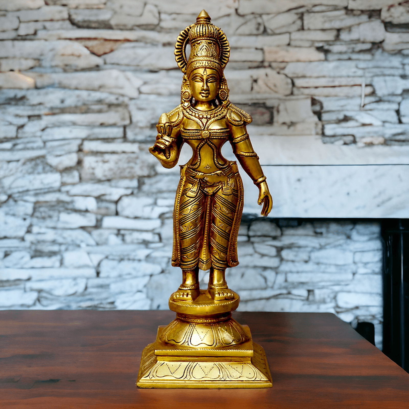 Solid Brass Ram Darbar statue by Nikur Essence - 22 Inch