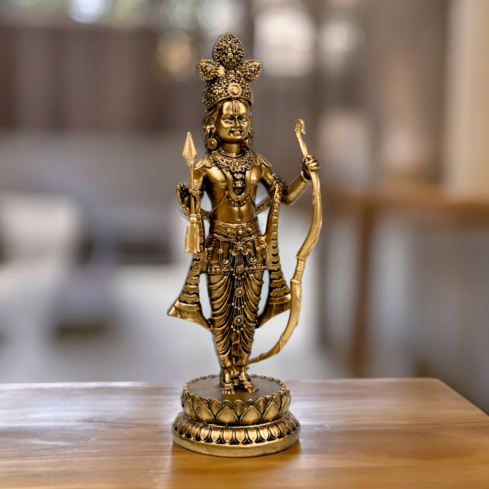 R amIdol in brass in color in copper - 6 inch height Idols Nikuressence