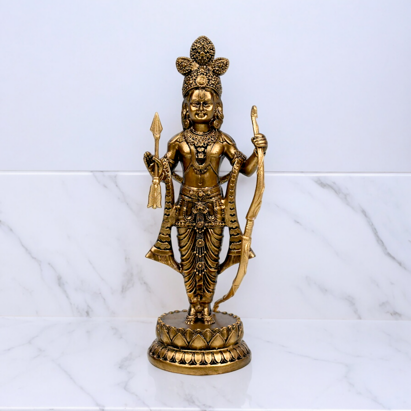 R amIdol in brass in color in copper - 6 inch height Idols Nikuressence