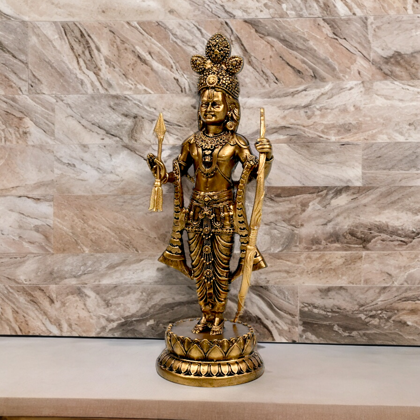 R amIdol in brass in color in copper - 6 inch height Idols Nikuressence