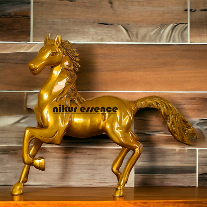 Buy Brass Running Horse Statue - A Majestic Symbol of Power and Grace for Home Décor