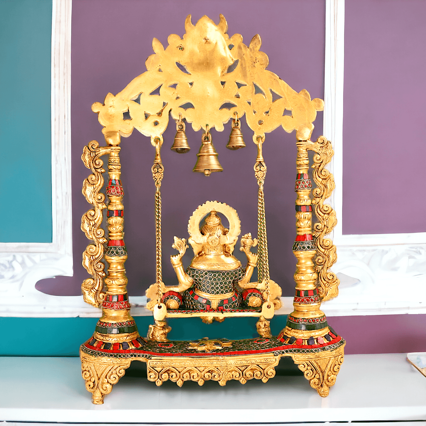 Brass Swing of Ganesha | Ganesha jhula -nikur essence