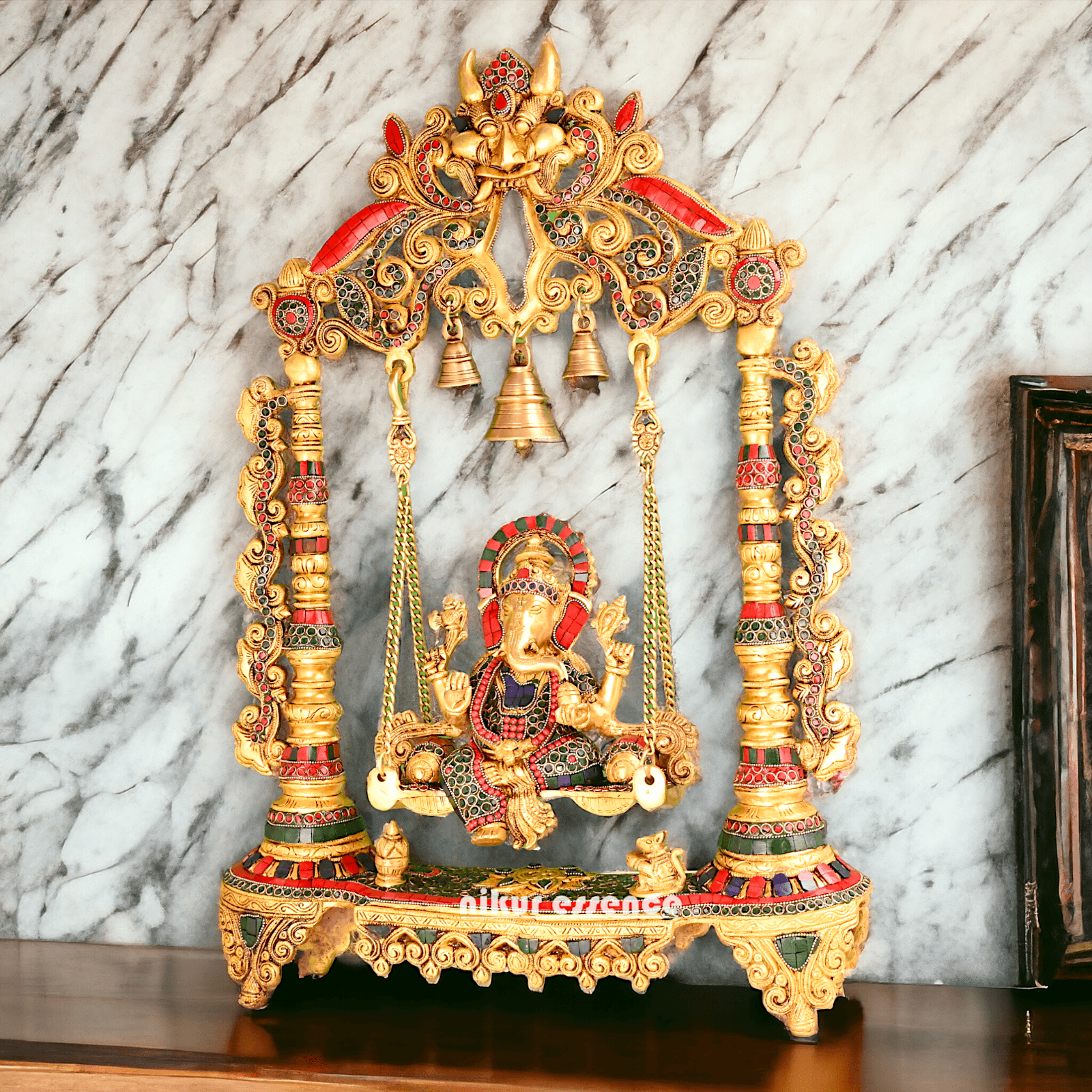 Brass Swing of Ganesha | Ganesha jhula -nikur essence