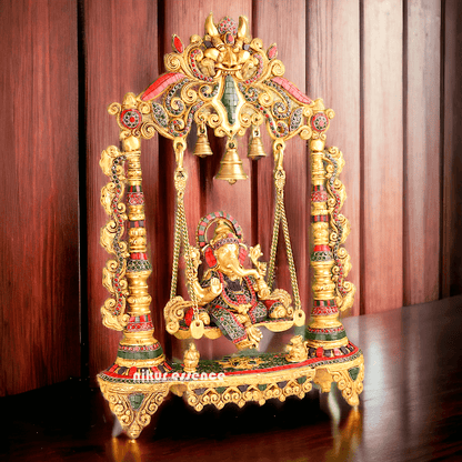 Brass Swing of Ganesha | Ganesha jhula -nikur essence