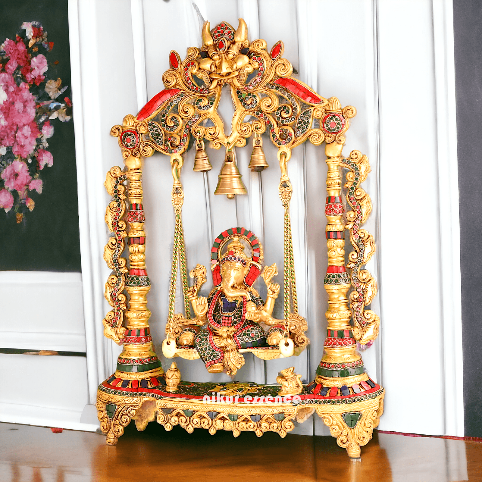 Brass Swing of Ganesha | Ganesha jhula -nikur essence