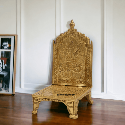 Buy Throne in Solid Brass 18 cm by Nikur Essence