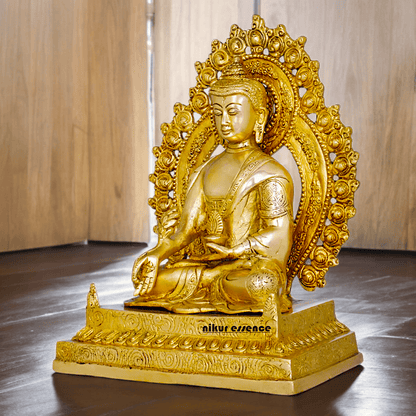 Buy 29 cm Solid Brass Tibetan Buddhist Medicine Buddha Statue for home