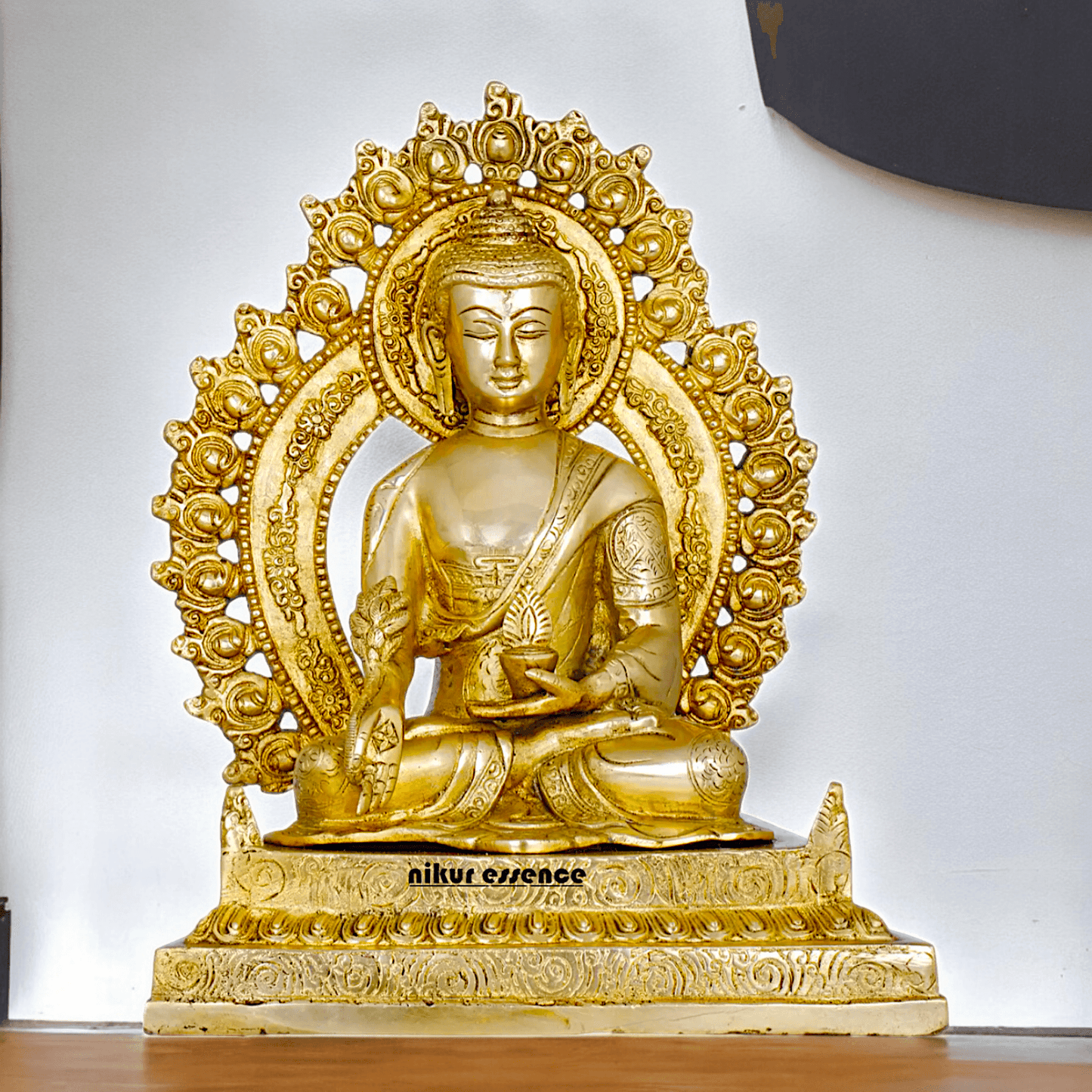 Buy 29 cm Solid Brass Tibetan Buddhist Medicine Buddha Statue for home