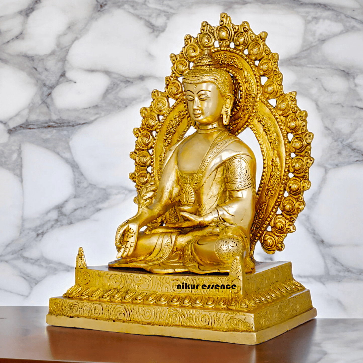 Buy 29 cm Solid Brass Tibetan Buddhist Medicine Buddha Statue for home