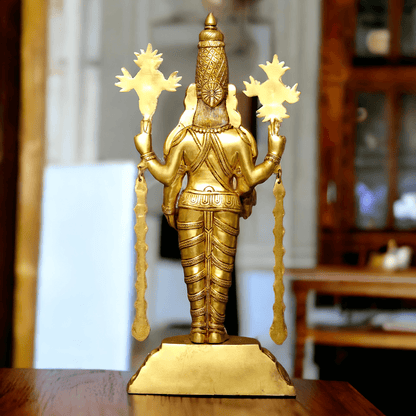 Buy Brass Venkateshwara idol, Revered Tirupati Balaji Deity Handcrafted with Fine Detailing and Sacred Significance Idols Nikuressence