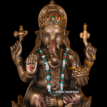 Buy Bronze Ganesh idol -7 inches