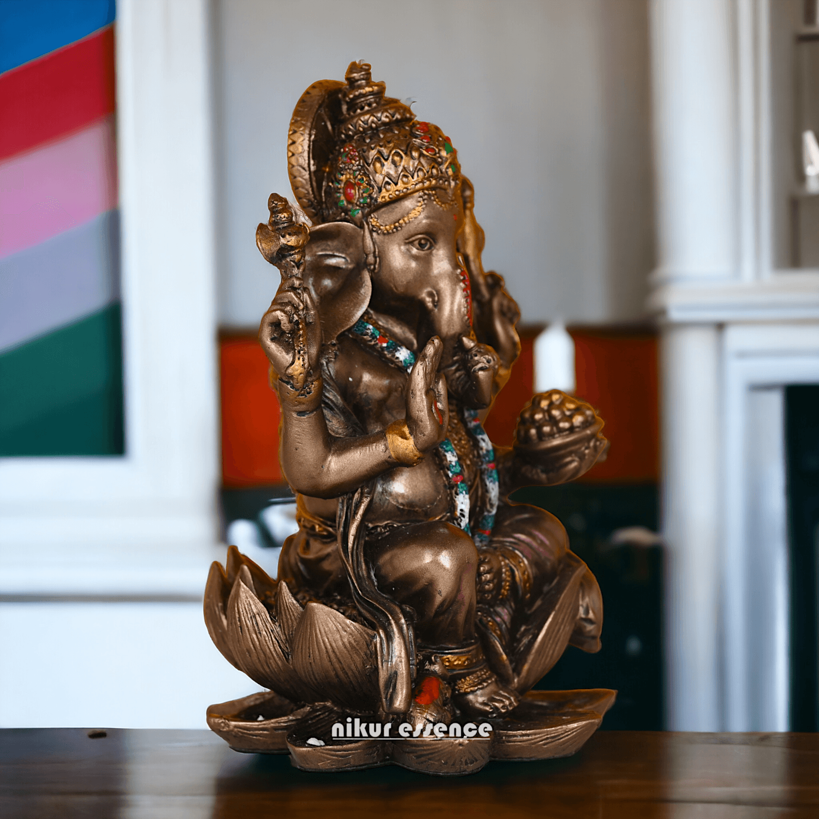 Buy Bronze Ganesh idol -7 inches