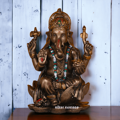 Buy Bronze Ganesh idol -7 inches