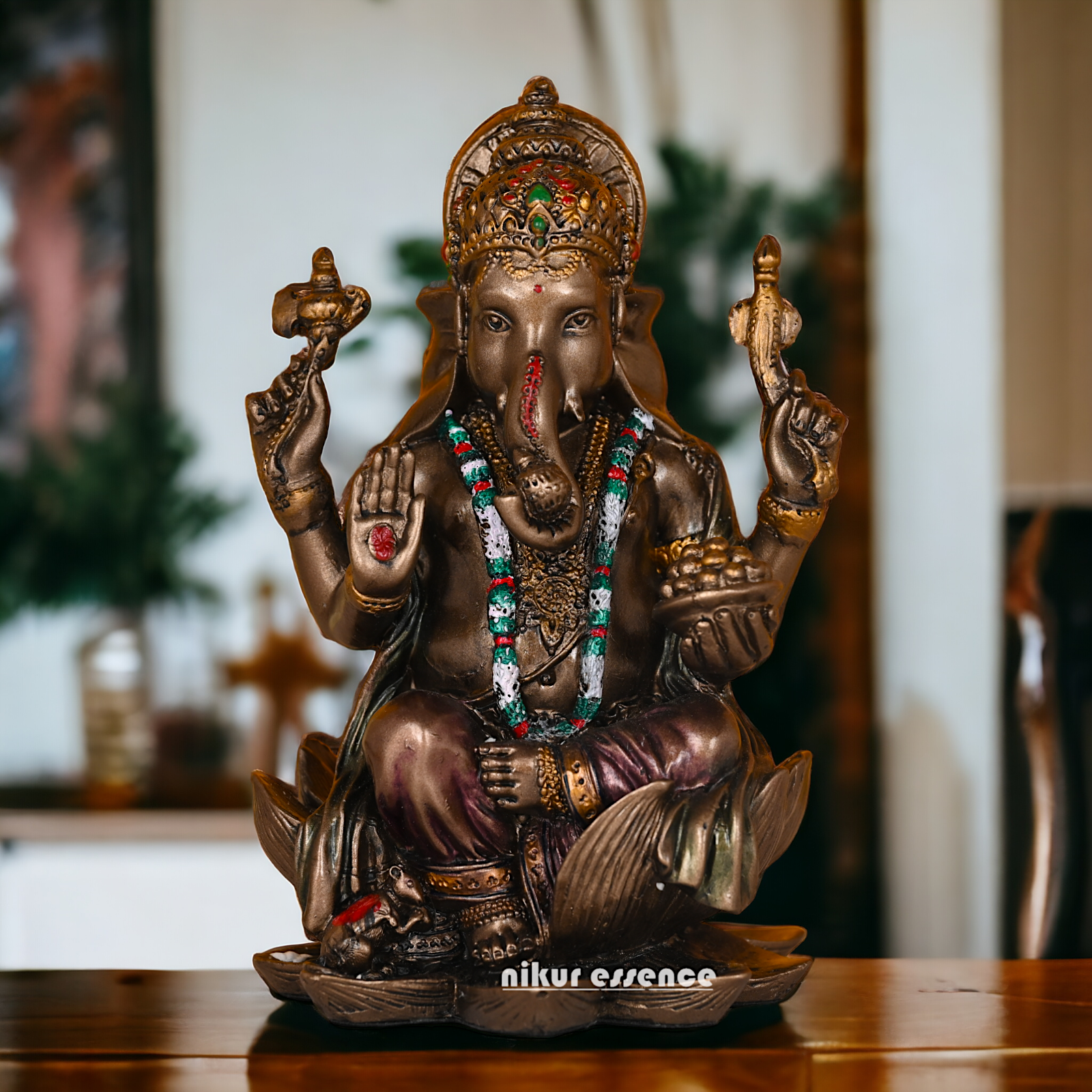 Buy Bronze Ganesh idol -7 inches