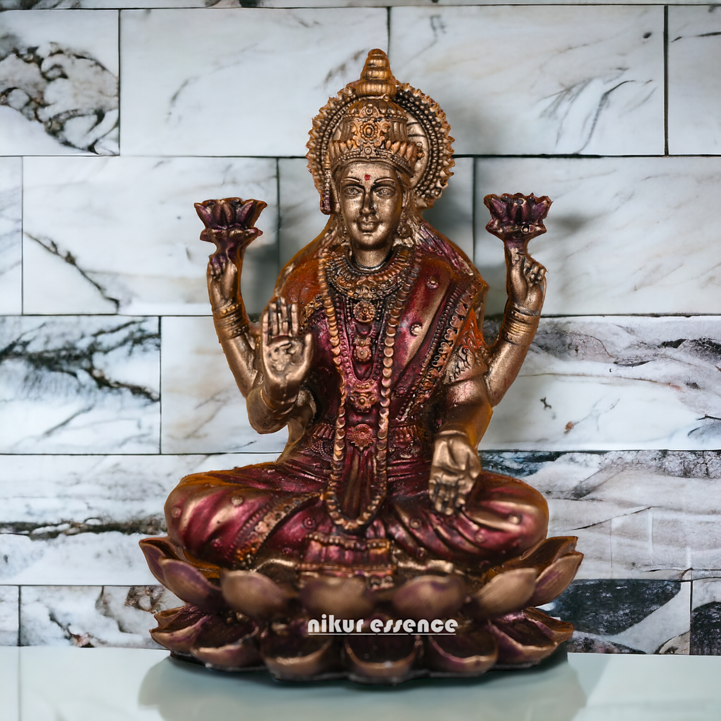 Bronze Statue of Shubh Lakshmi, Symbol of Prosperity and Grace Nikuressence Bombay Bronze lakshmi bronze lakshmi idol handicrafts home home decorative items shop near me how to do laxmi puja at home laxmi pooja at home online decorative items for home prudwi simple laxmi puja at home vintage