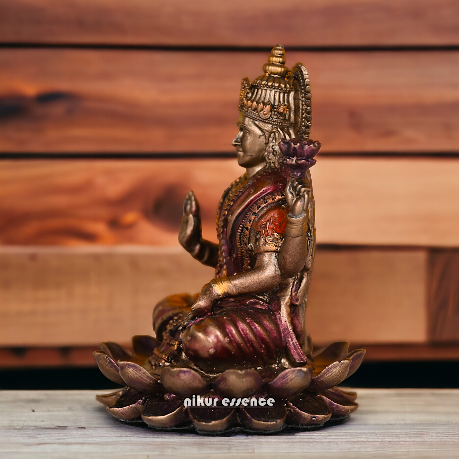 Bronze Statue of Shubh Lakshmi, Symbol of Prosperity and Grace Nikuressence Bombay Bronze lakshmi bronze lakshmi idol handicrafts home home decorative items shop near me how to do laxmi puja at home laxmi pooja at home online decorative items for home prudwi simple laxmi puja at home vintage