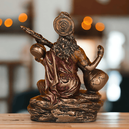 Bronze Saraswati maa idols 7 cm by nikuressence