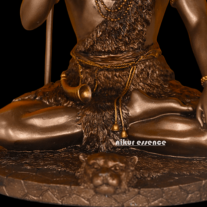 Buy Bronze Lord Shiva Idol Statue - Handcrafted Hindu God Sculpture