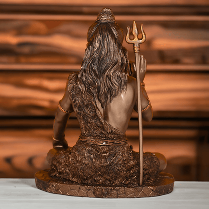 Buy Bronze Lord Shiva Idol Statue - Handcrafted Hindu God Sculpture