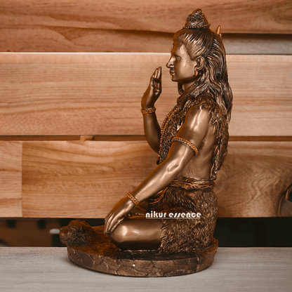 Buy Bronze Lord Shiva Idol Statue - Handcrafted Hindu God Sculpture