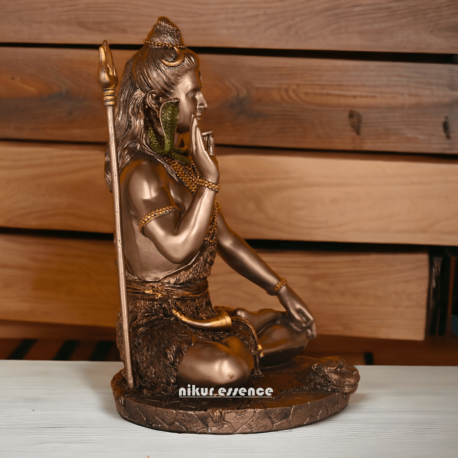 Buy Bronze Lord Shiva Idol Statue - Handcrafted Hindu God Sculpture