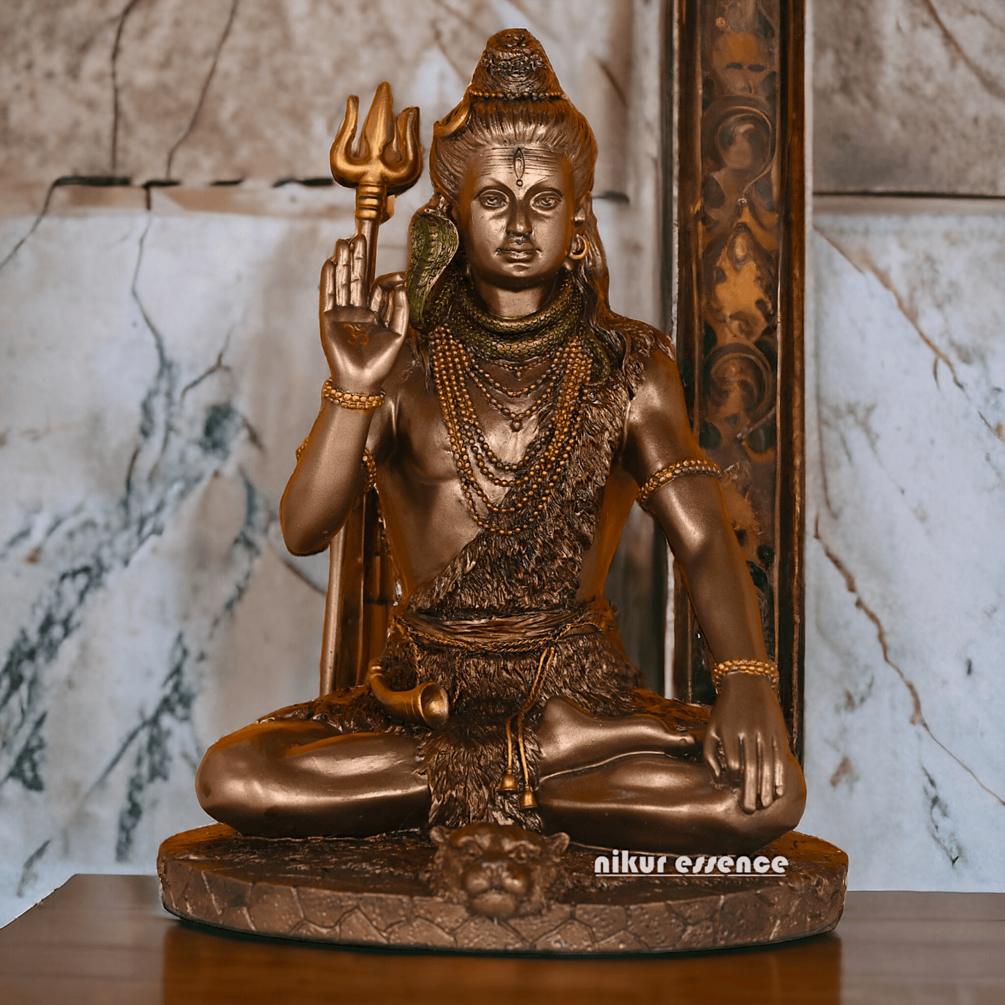 Buy Bronze Lord Shiva Idol Statue - Handcrafted Hindu God Sculpture