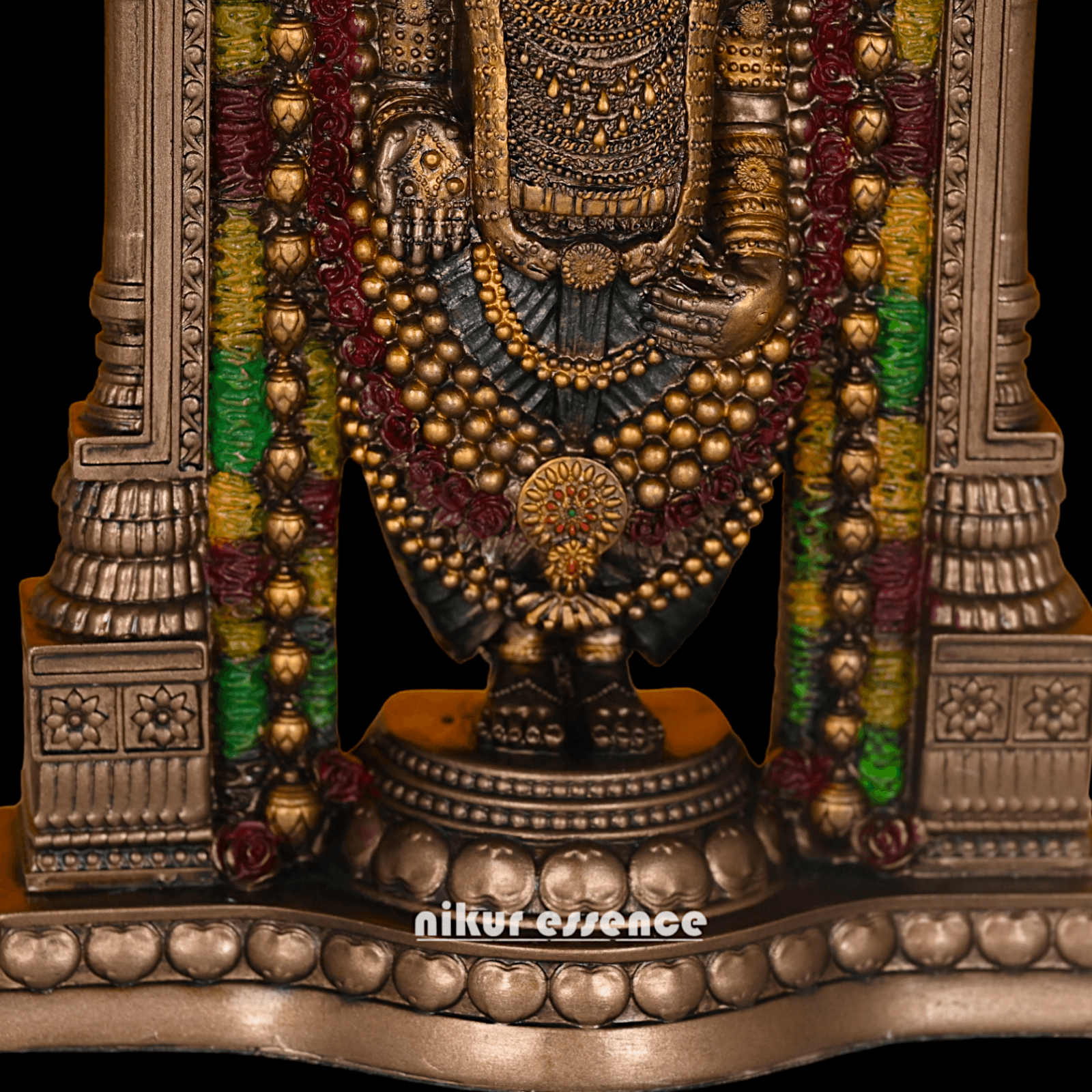 Buy 8 Inches Bronze Tirupati Balaji Idol Nikuressence Balaji pooja Balaji statue Bronze balaji Bronze online balaji Buy balaji statue in usa decorative handicrafts Handcrafted Indian Decor handicraft home handicrafts at home handicrafts home Nikur Essence Collection Online balaji statue